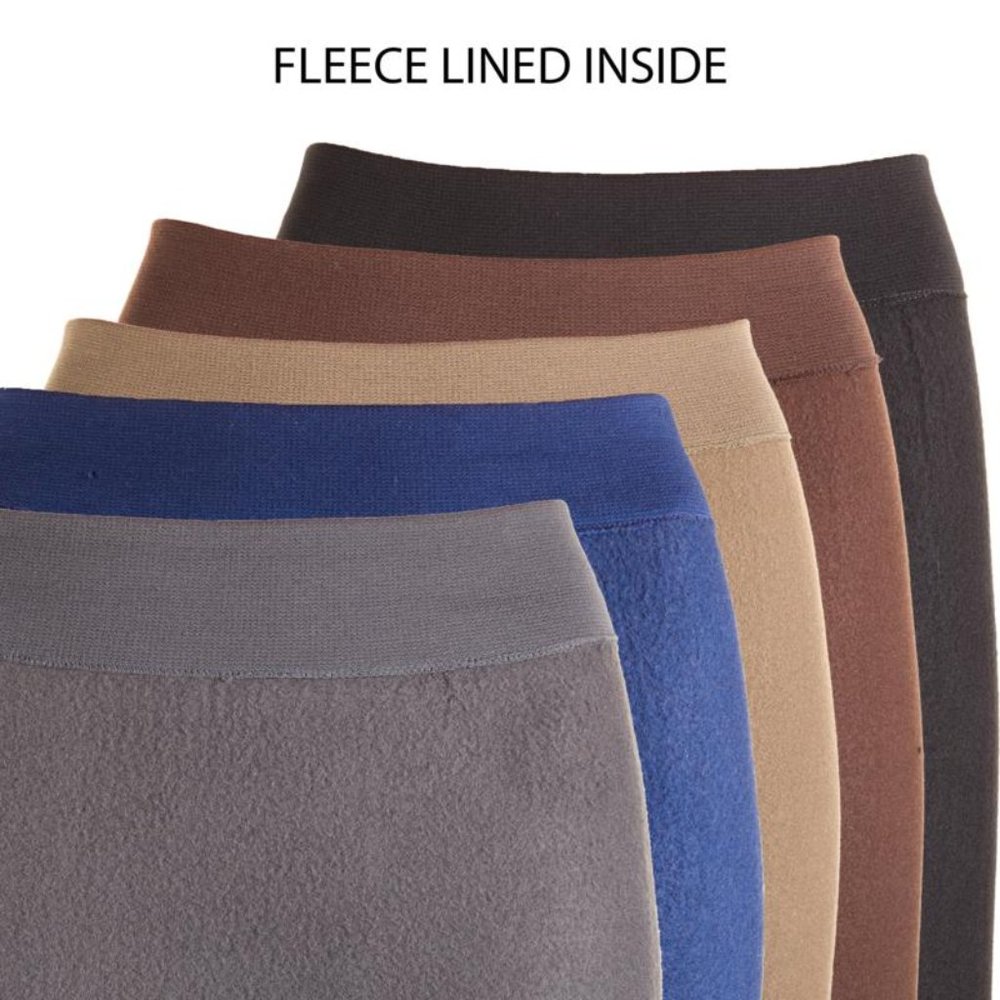 NWT SEAMLESS Form Fitting Soft Fleece Leggings - Picture 5 of 5